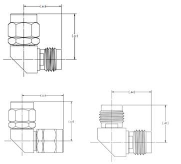 Winchester Interconnect 1.85mm直角適配器