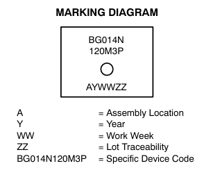 onsemi SiC MOSFET NTBG014N120M3P